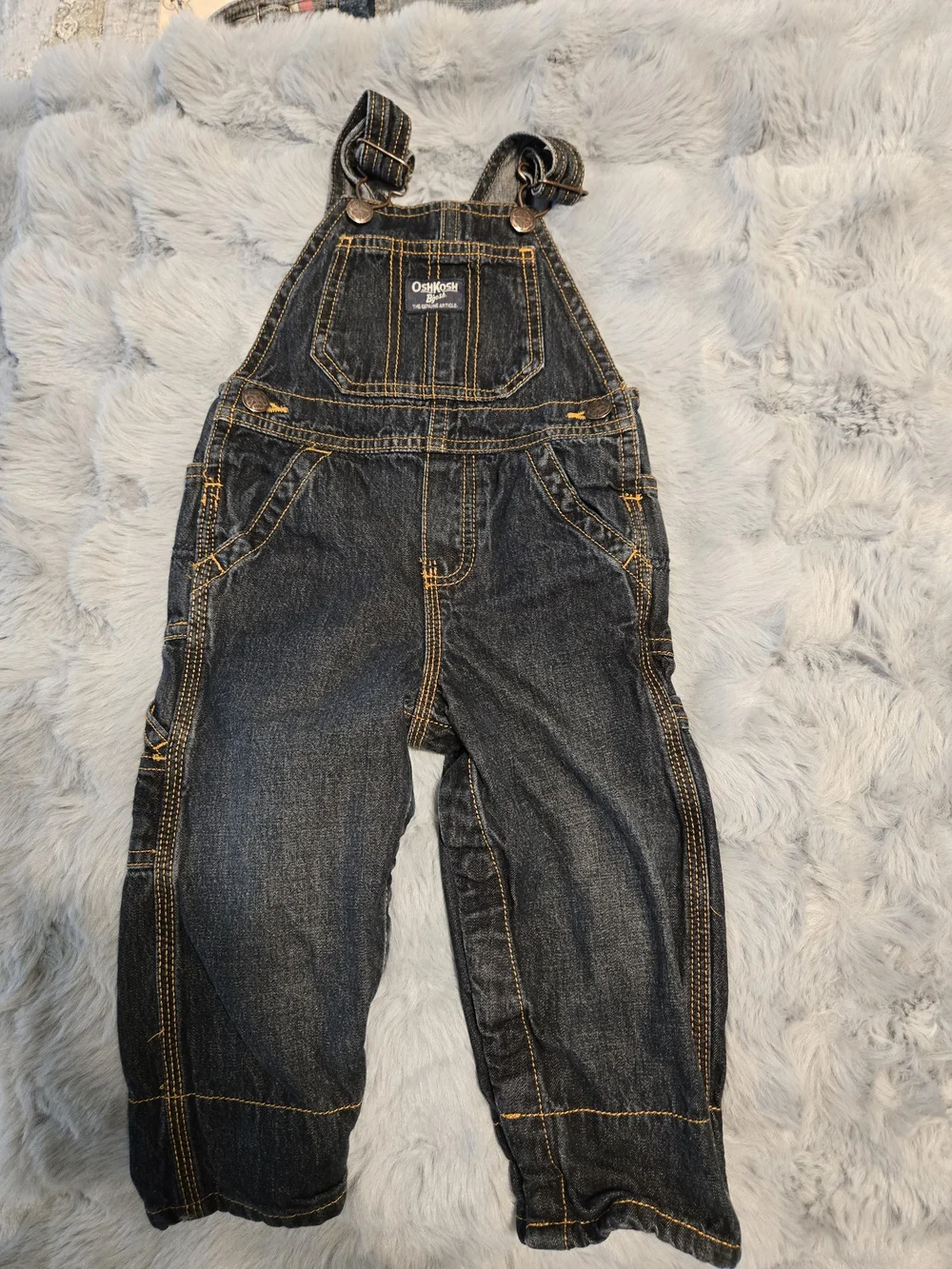 OshKosh B'gosh Dark Indigo Carpenter Overalls 18M